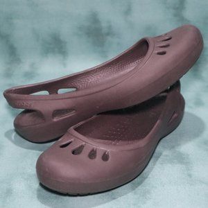 Crocs Malindi Slingback Flats Womens 8